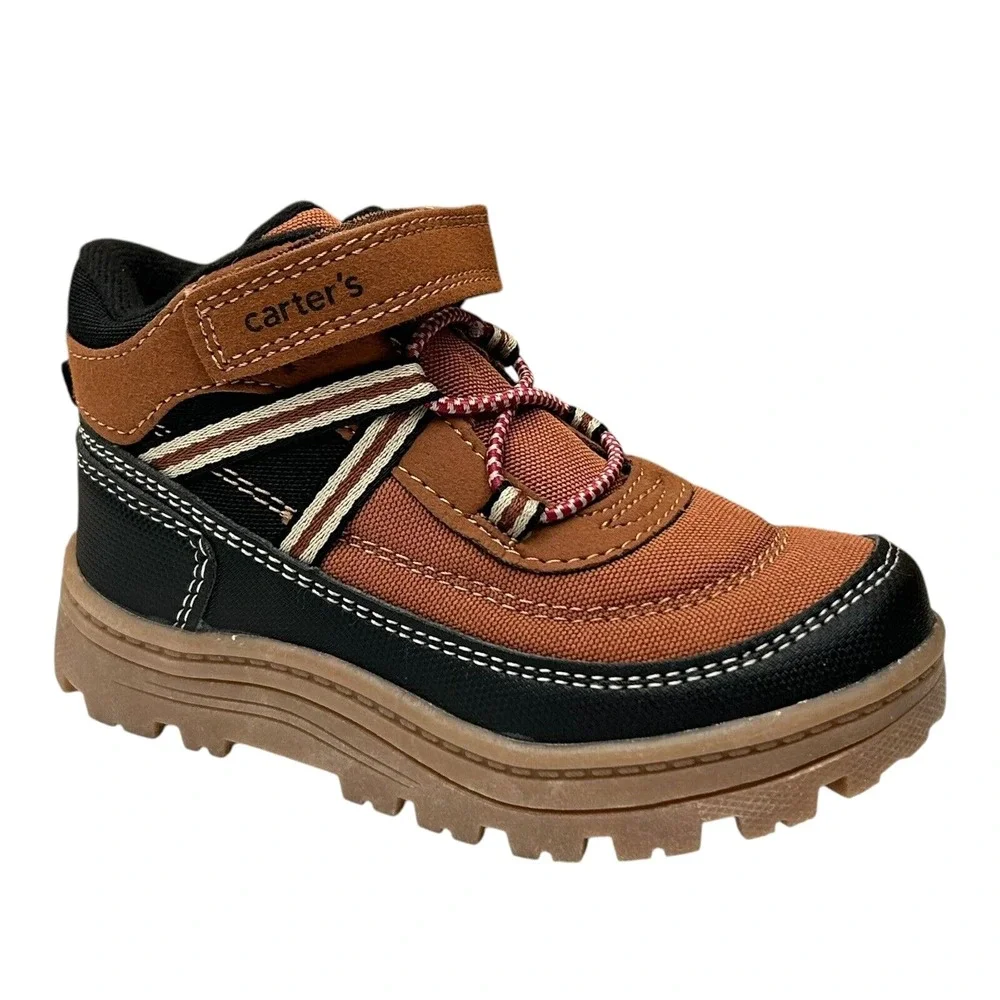 Carter's Donner Toddler Boy's Slip-on Sporty Boot Size 9 Brown/Black‎ Shoes